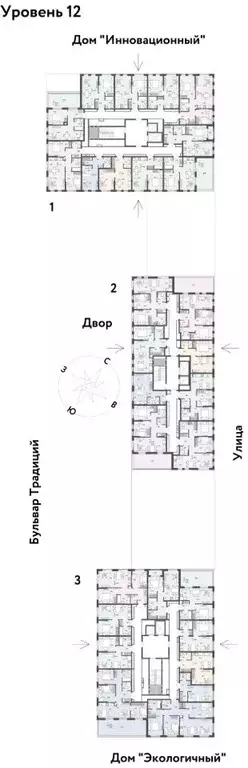 2-к кв. Тюменская область, Тюмень ул. Андрея Кореневского, 3к2 (56.48 ... - Фото 1