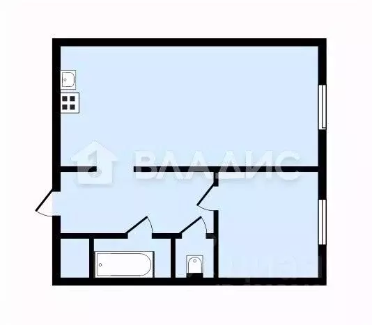 1-к кв. Санкт-Петербург Яхтенная ул., 31 (40.0 м) - Фото 2