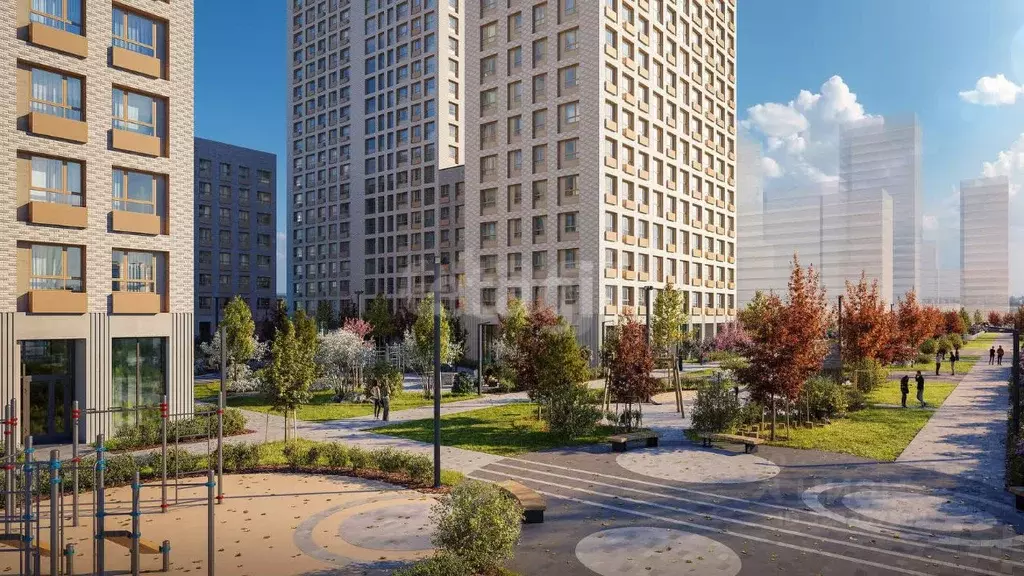 2-к кв. Татарстан, Казань Сиберово жилой комплекс (67.2 м) - Фото 1