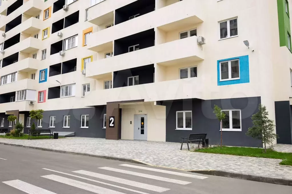 1-к. квартира, 38,6 м, 1/15 эт. - Фото 0