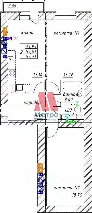 2-к кв. Ярославская область, Ярославский район, Заволжское с/пос, пос. ... - Фото 1