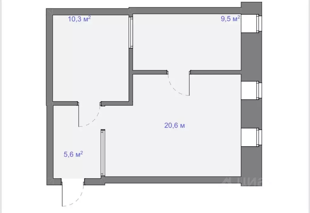 Офис в Московская область, Подольск Революционный просп., 49/107 (46 ... - Фото 2