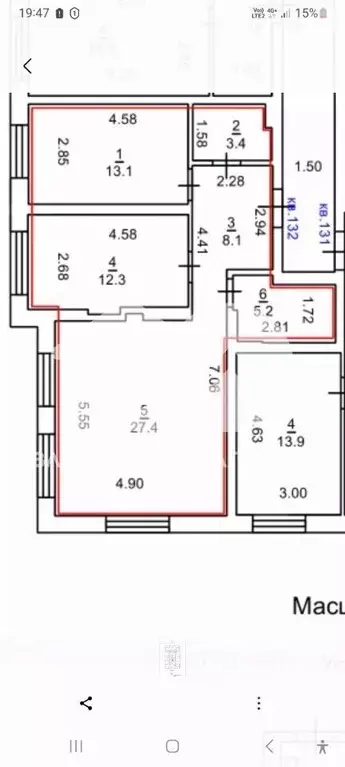 3-к кв. Новосибирская область, Новосибирск ул. Толстого, 9 (69.5 м) - Фото 1