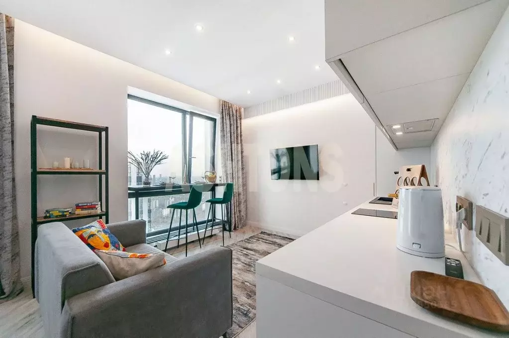 Студия Москва ул. Народного Ополчения, 15К3 (40.0 м) - Фото 2