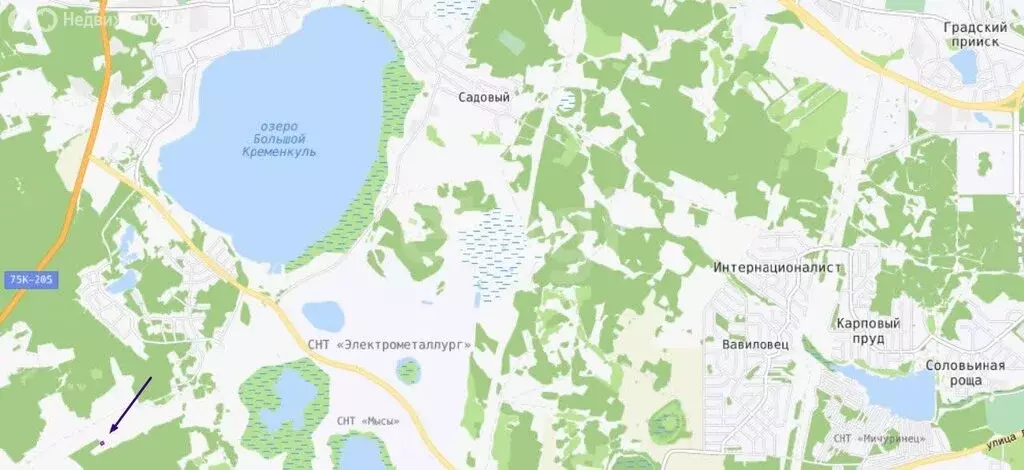 Участок в село Кременкуль, микрорайон Идиллия (6.8 м) - Фото 2