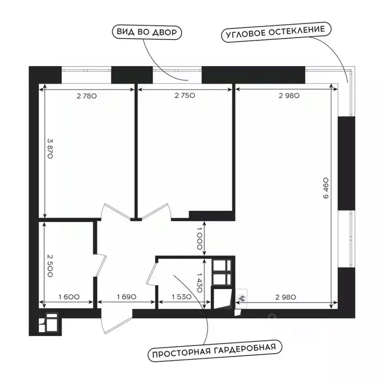 2-к кв. Астраханская область, Астрахань ул. Савушкина, 6/1 (53.37 м) - Фото 0