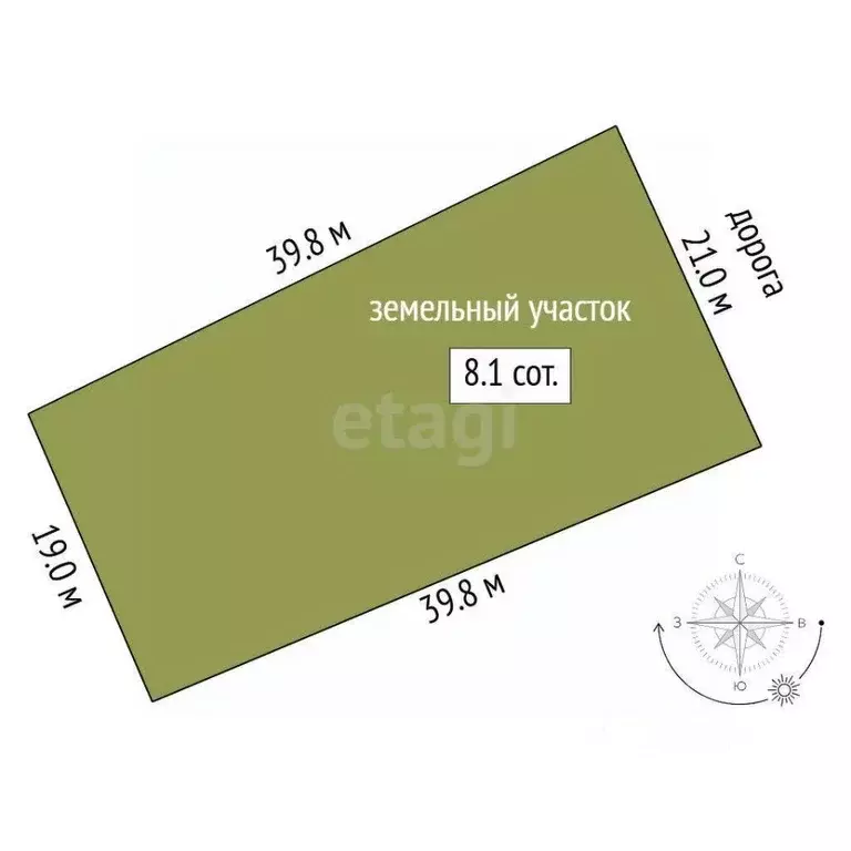 Участок в Тюменская область, Тюменский муниципальный округ, д. Елань, ... - Фото 2