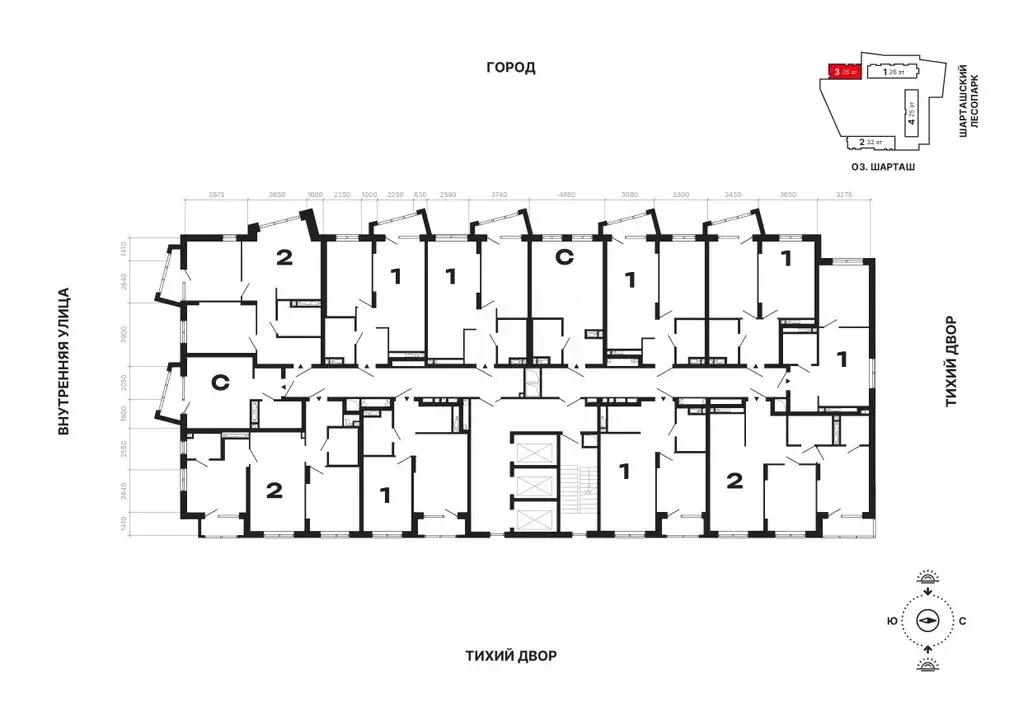 1-к кв. Свердловская область, Екатеринбург ул. Владимира Высоцкого, ... - Фото 2