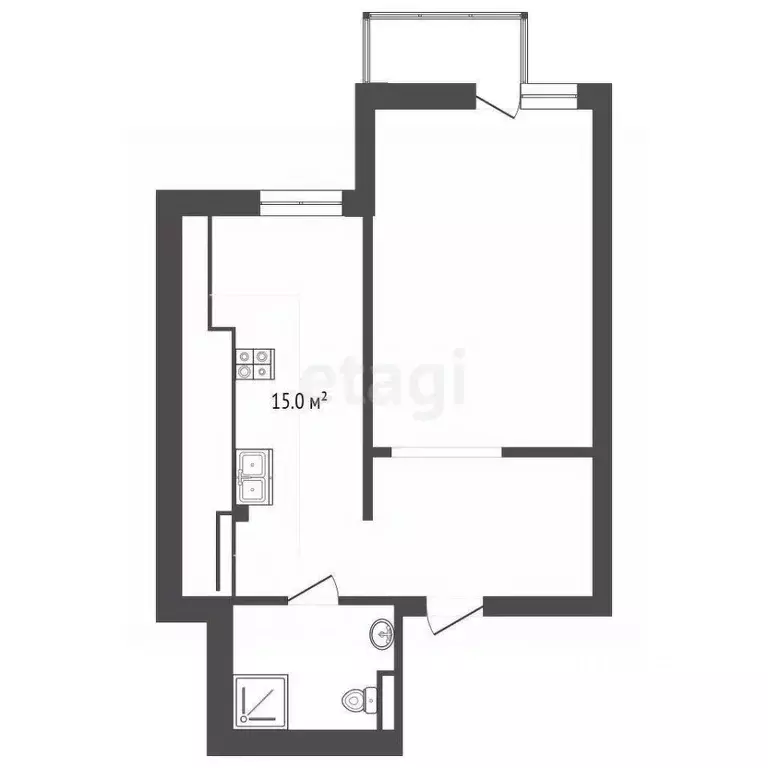 Студия Ростовская область, Ростов-на-Дону просп. Соколова, 68/118В ... - Фото 2