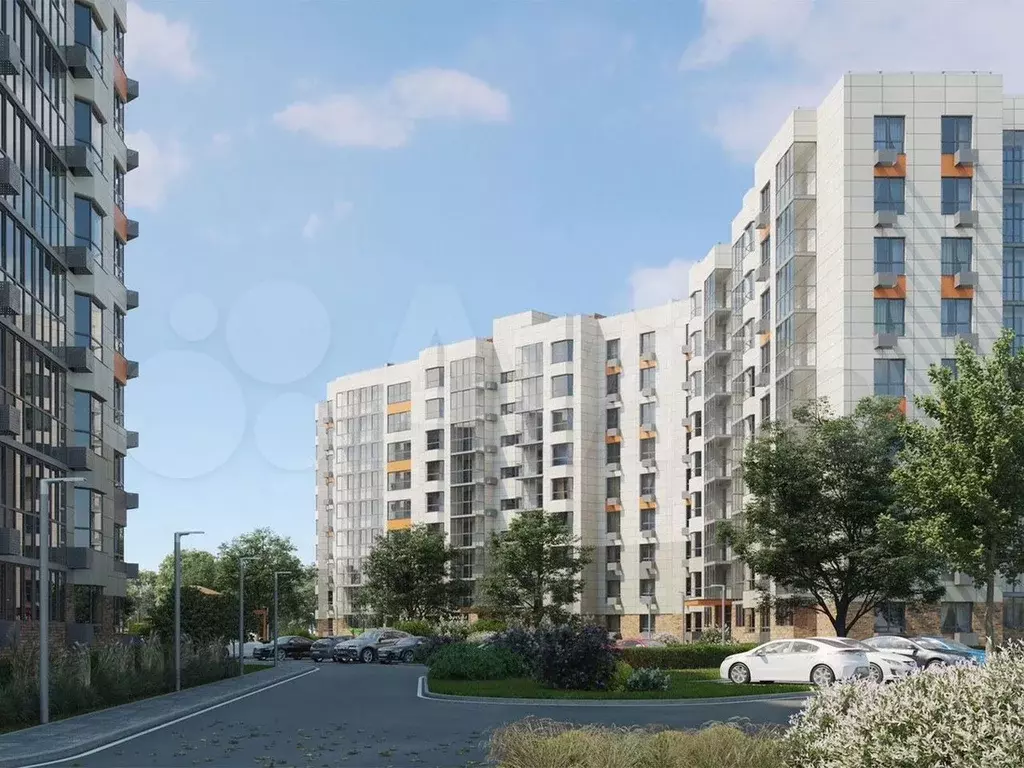 2-к. квартира, 53,6 м, 1/9 эт. - Фото 0