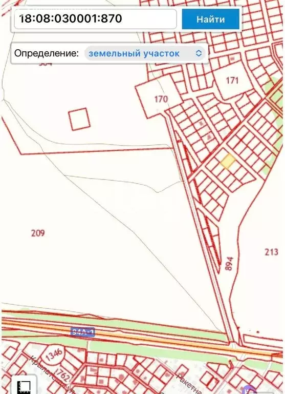 Участок в Завьяловский район, ТСН Крылатское, Ижевская улица (10 м) - Фото 1