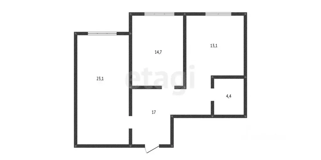 2-к кв. Дагестан, Махачкала ул. Азизова, 41 (70.0 м) - Фото 1