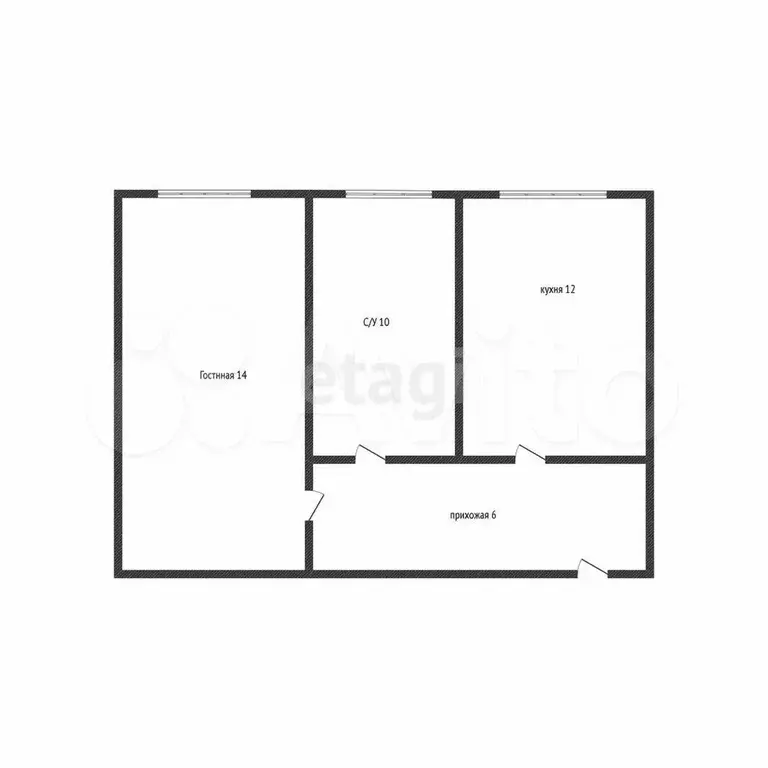 1-к. квартира, 49 м, 5/8 эт. - Фото 0