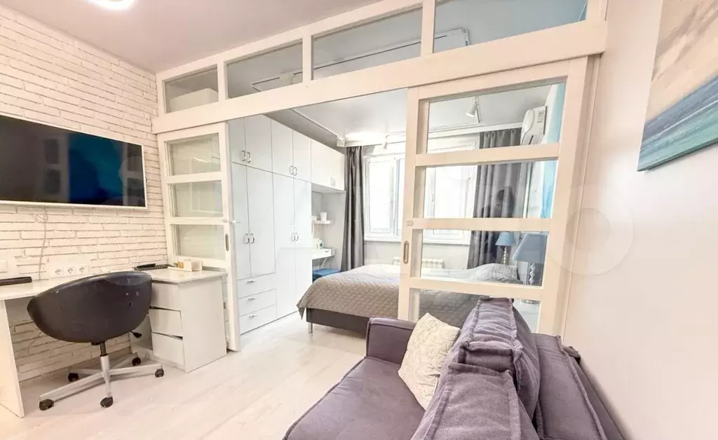 1-к. квартира, 40 м, 20/22 эт. - Фото 1