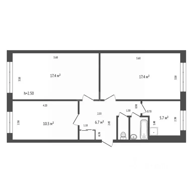 Офис в Красноярский край, Красноярск ул. Карла Маркса, 137 (62 м) - Фото 2