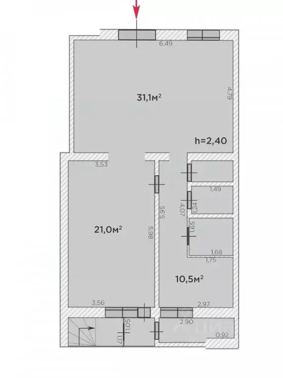 Торговая площадь в Тюменская область, Тюмень Северная ул., 3к3 (74 м) - Фото 1