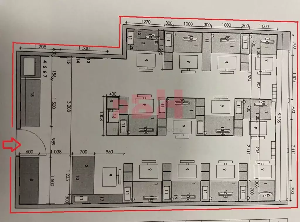 Офис в Свердловская область, Екатеринбург ул. Ткачей, 23 (46 м) - Фото 2
