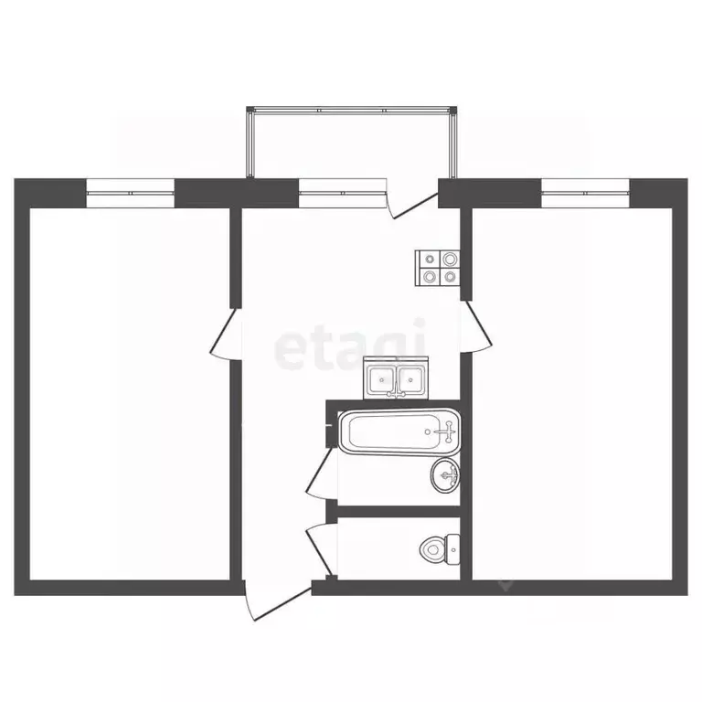 Комната Кемеровская область, Березовский ул. Волкова, 5 (18.0 м) - Фото 2