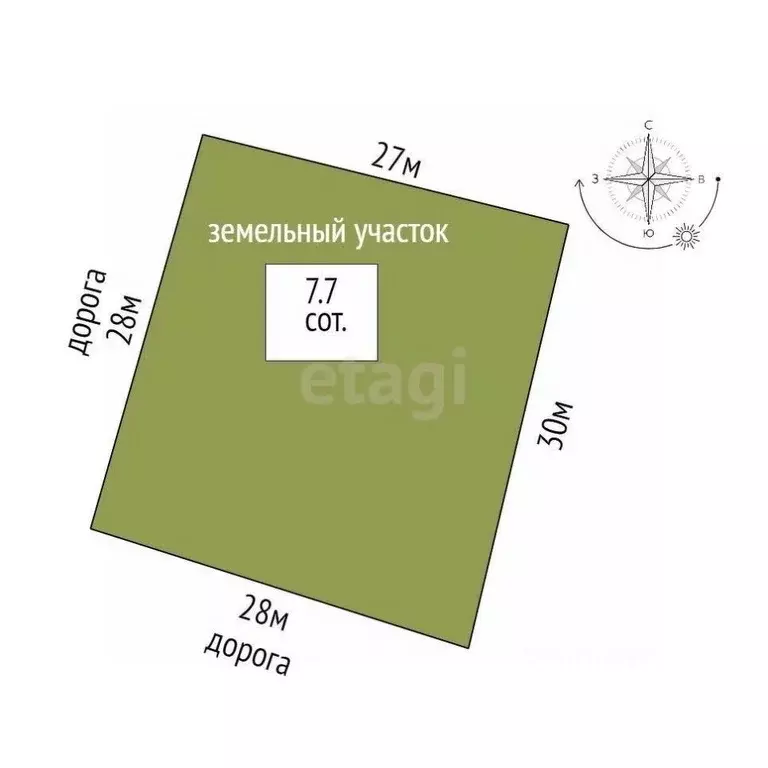 Участок в Ростовская область, Азовский район, Елизаветинское с/пос, ... - Фото 2