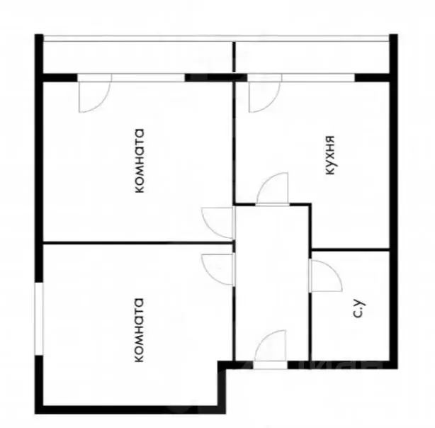 2-к кв. Краснодарский край, Краснодар пос. Российский, ул. ... - Фото 2