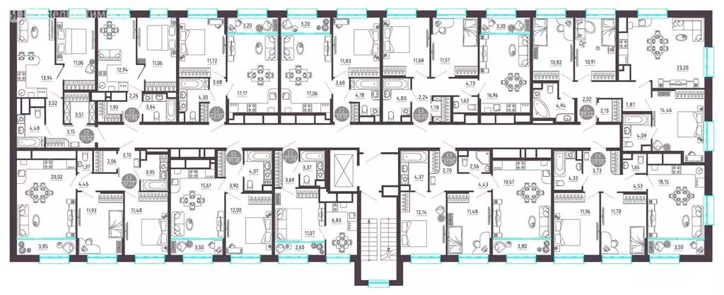 3-комнатная квартира: Тула, Пряничная улица, 7 (80.44 м) - Фото 1