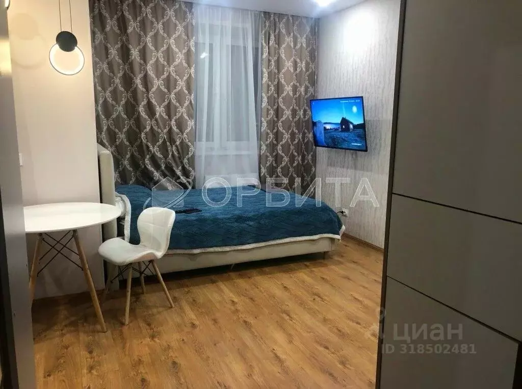 Студия Тюменская область, Тюмень Дамбовская ул., 27к1 (25.0 м) - Фото 0