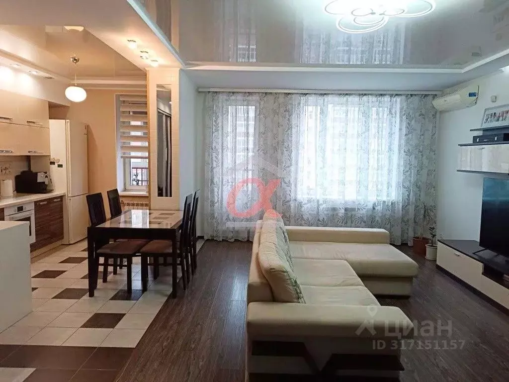 3-к кв. Кемеровская область, Кемерово ул. Гагарина, 52 (81.0 м) - Фото 0