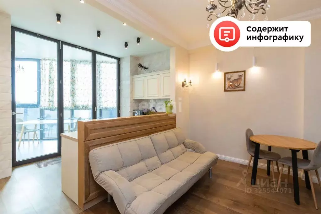 2-к кв. Тюменская область, Тюмень ул. Пржевальского, 33к1 (75.7 м) - Фото 1