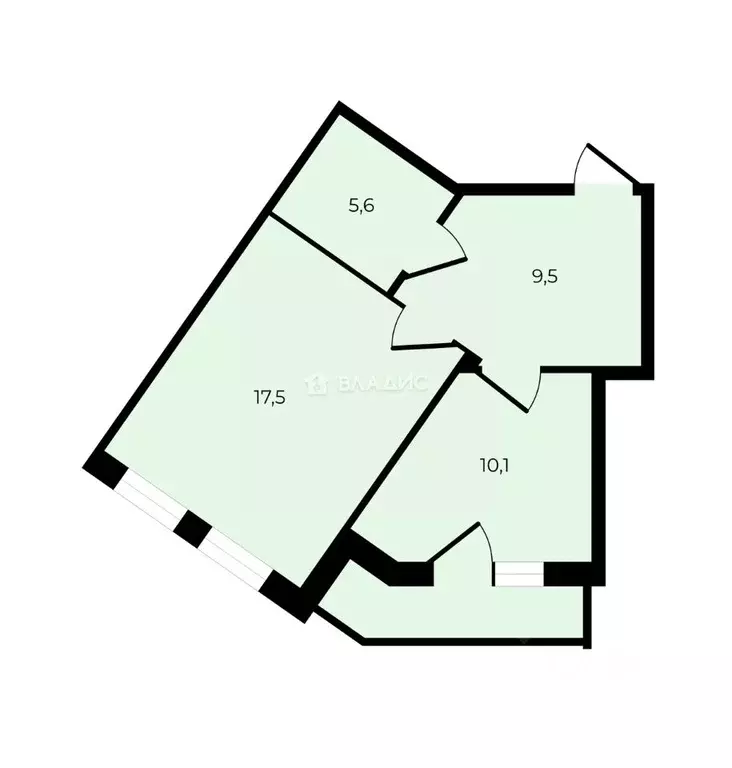 1-к кв. Липецкая область, Липецк ул. А.Г. Стаханова, 77к1 (45.8 м) - Фото 1