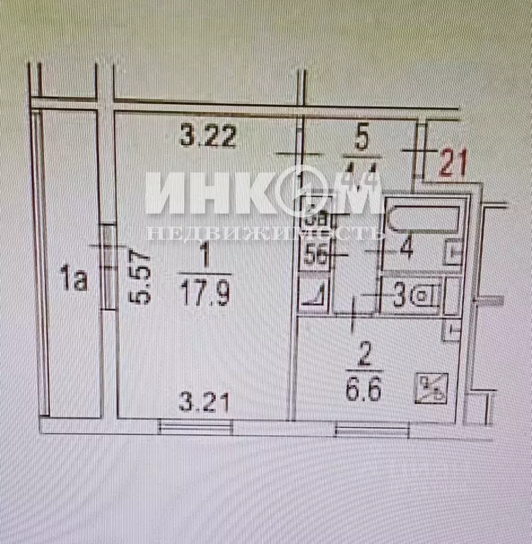 1-к кв. Москва Алтуфьевское ш., 32 (35.0 м) - Фото 1