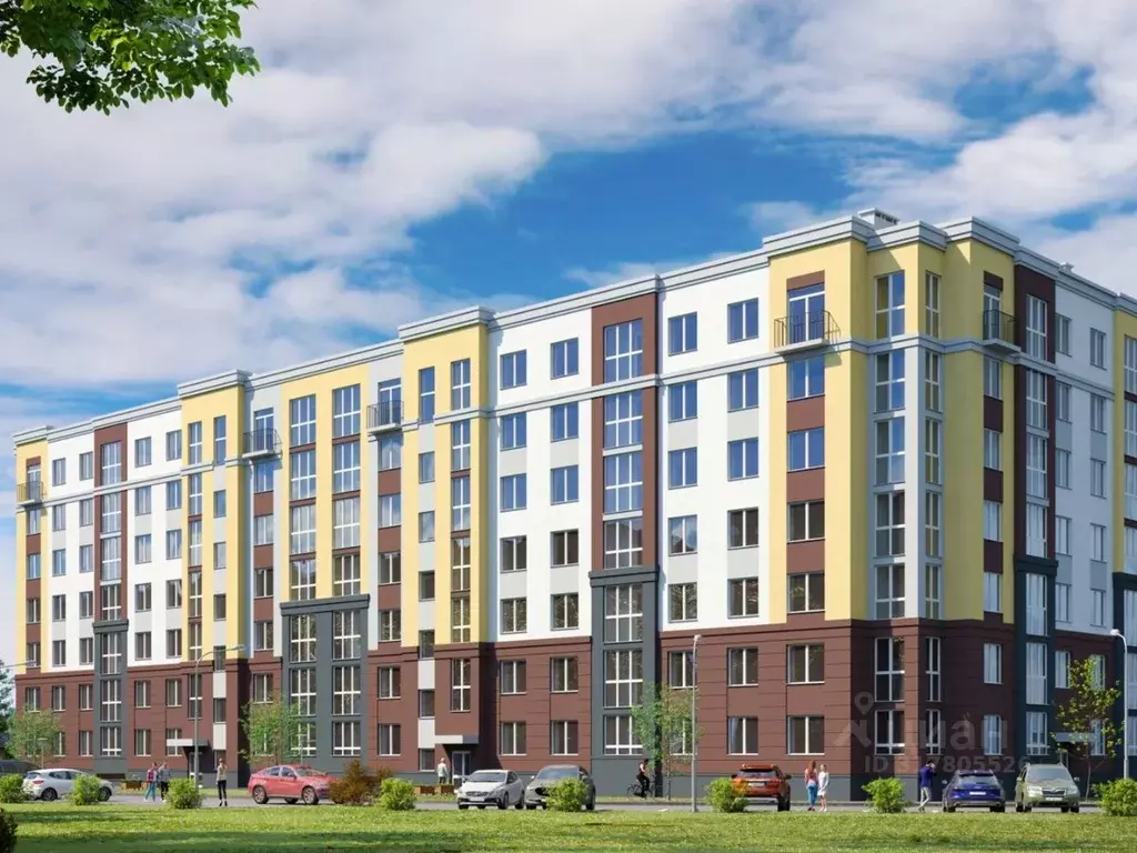 2-к кв. Калининградская область, Гурьевск бул. Рижский, 2А (55.33 м) - Фото 0