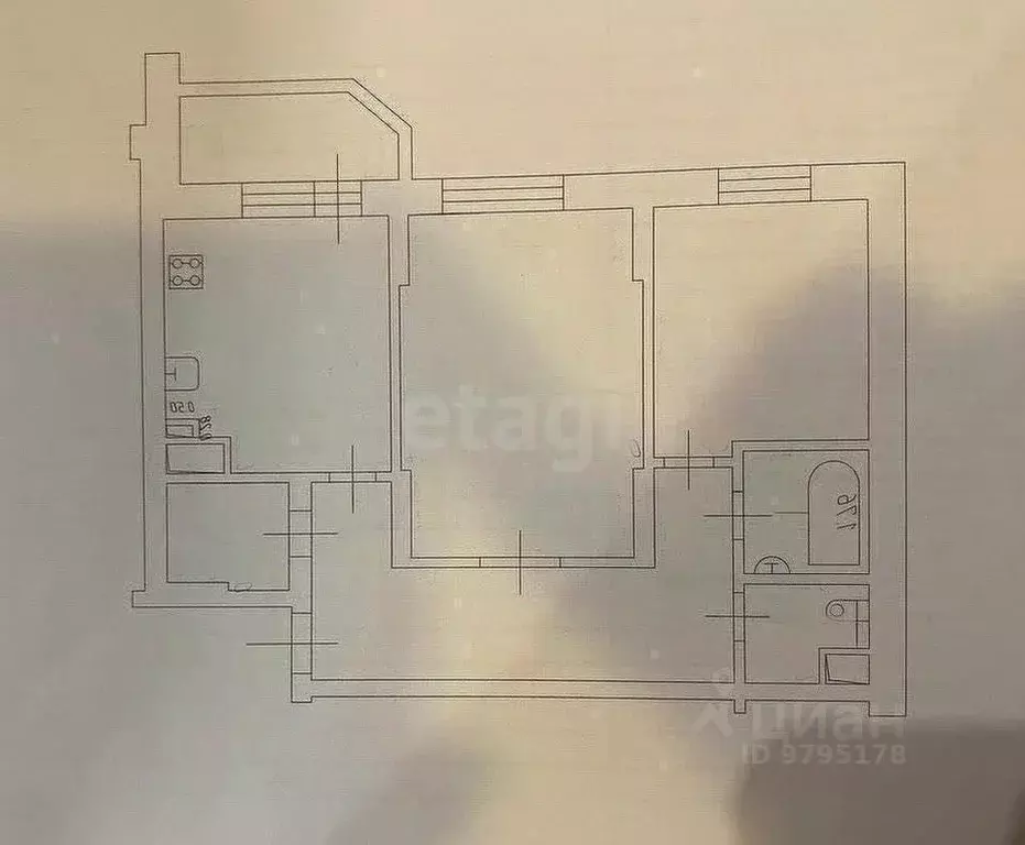 2-к кв. Татарстан, Казань ул. Нурихана Фаттаха, 15 (62.6 м) - Фото 2