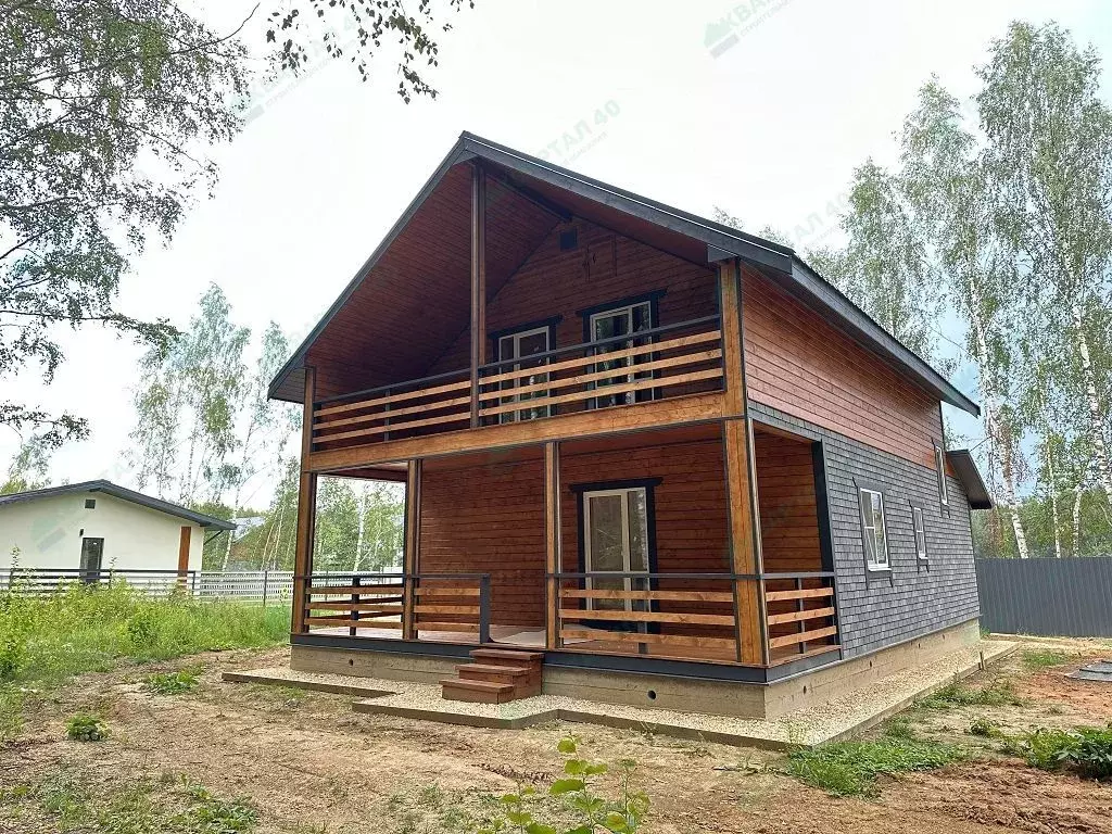 Дом в Калужская область, Боровский муниципальный округ, Совьяки с/пос, ... - Фото 1