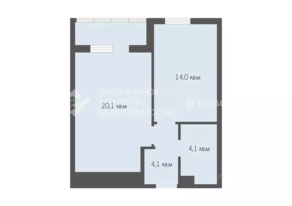 1-к кв. Рязанская область, Рязань ул. Земнухова, 2 (42.3 м) - Фото 2