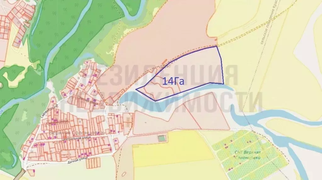 Участок в Самарская область, Красный Яр с/пос, д. Верхняя Солонцовка  ... - Фото 1