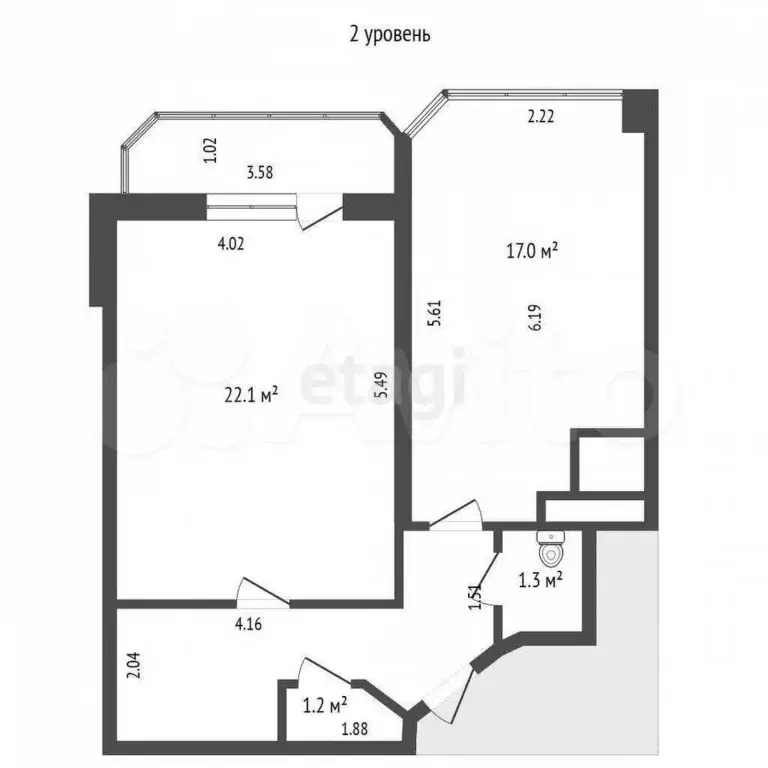 3-к. квартира, 103,9 м, 6/7 эт. - Фото 0
