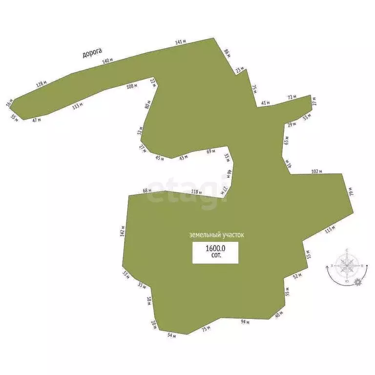 Участок в Вологодская область, Кирилловский муниципальный округ, ... - Фото 1