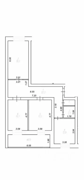3-к кв. Рязанская область, Рязань ул. Новоселов, 40а (97.75 м) - Фото 2