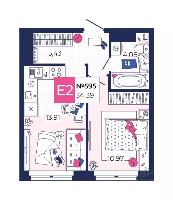 1-к кв. Тульская область, Тула городской округ, с. Осиновая Гора По ... - Фото 1