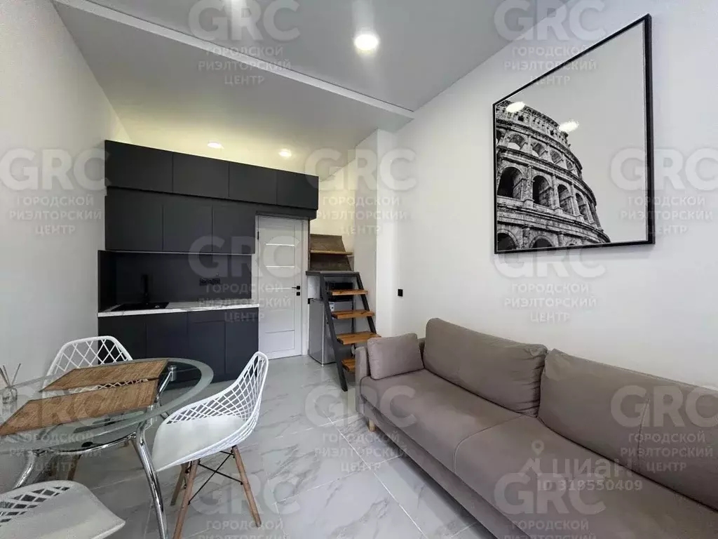 Студия Краснодарский край, Сочи Мамайка мкр, ул. Крымская, 49 (19.0 м) - Фото 0
