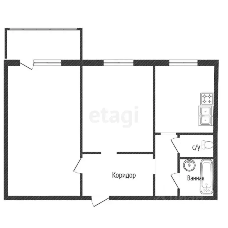 2-к кв. Костромская область, Кострома ул. Художников Шуваловых, 5 ... - Фото 2