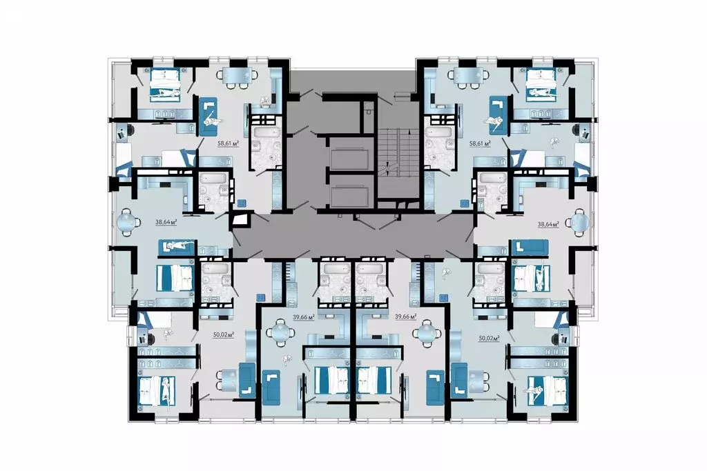 3-комнатная квартира: Владивосток, Ленинский район (50.02 м) - Фото 2