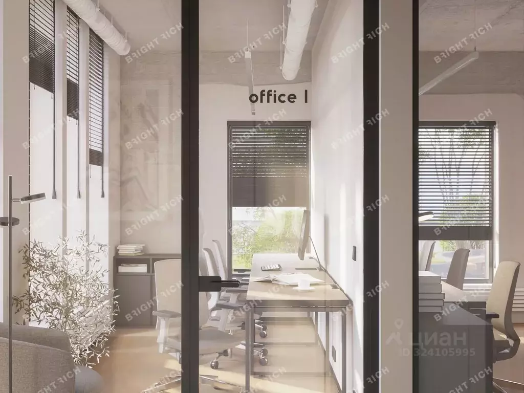 Офис в Санкт-Петербург Октябрьская наб., 34к6А (910 м) - Фото 1