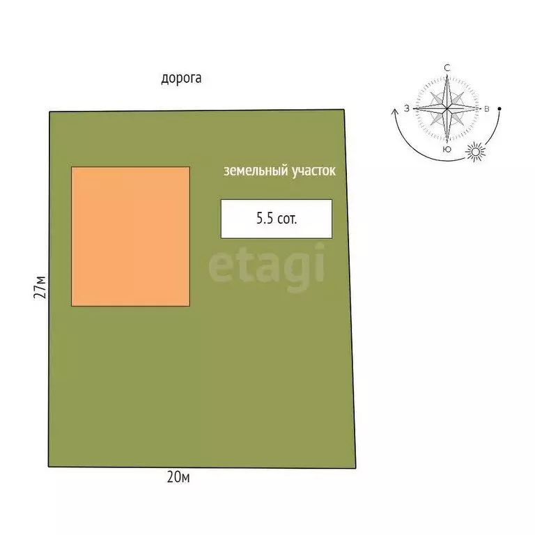 Дом в Порослицы, деревня Порослицы, Десантная улица, 6 (92.1 м) - Фото 1