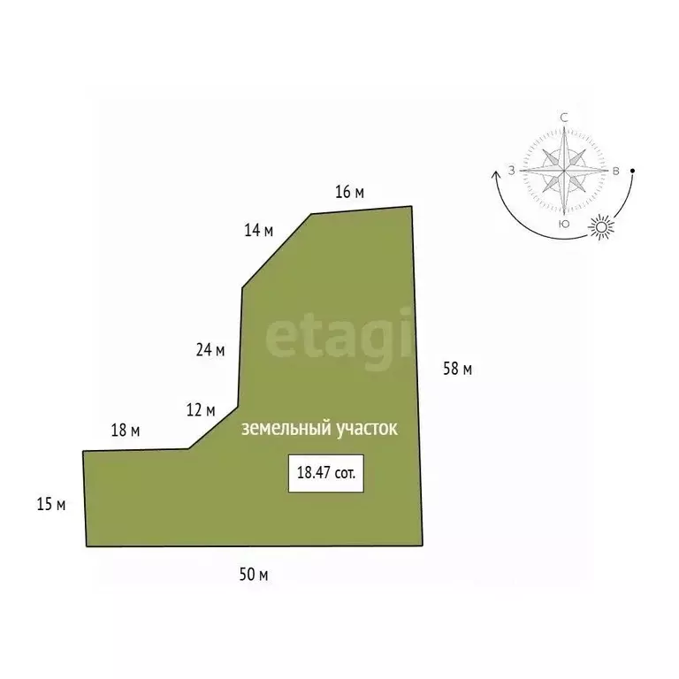 Участок в Красноярский край, Емельяновский муниципальный округ, ... - Фото 2