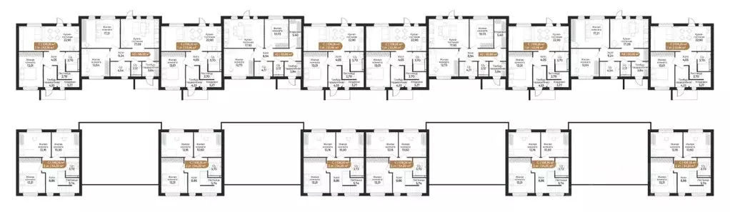 Таунхаус в Ленинградская область, Всеволожск ш. Южное (66 м) - Фото 1