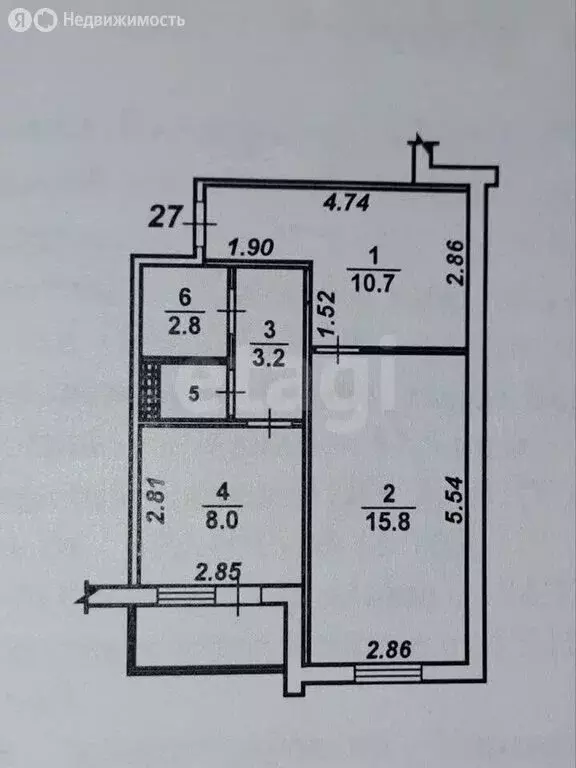 1-комнатная квартира: Воронеж, улица Ломоносова, 114/44 (41.5 м) - Фото 1