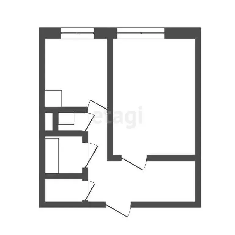 1-комнатная квартира: Бийск, Ленинградская улица, 33/1 (36.1 м) - Фото 1