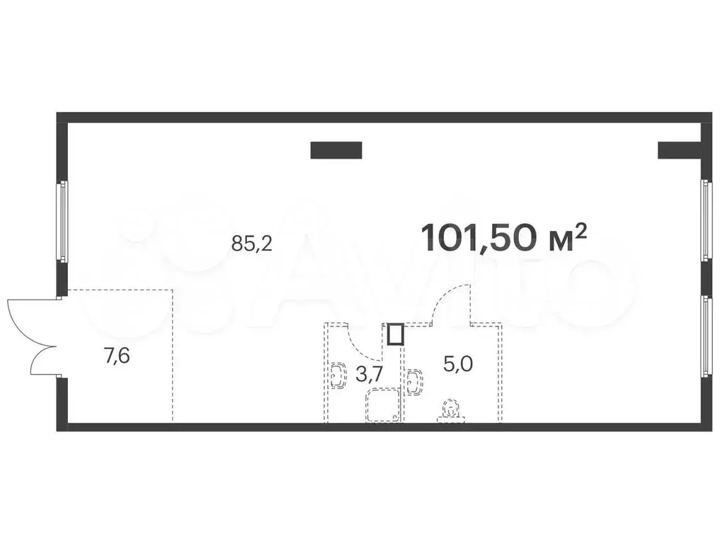 Продам помещение свободного назначения, 101.5 м - Фото 0