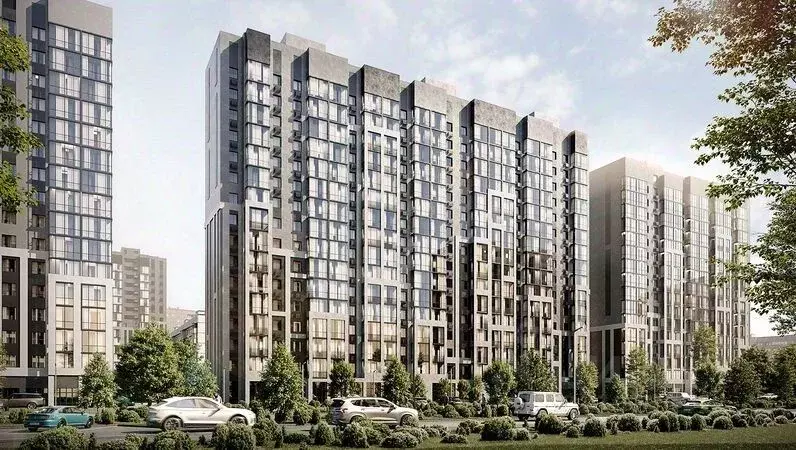 1-к кв. Ленинградская область, Всеволожск Южный мкр, Радужный жилой ... - Фото 1